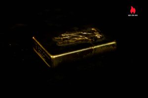 Zippo La Mã 1994 – Đồng Nguyên Khối – Marlboro Rodeo Country Store – Cũ 3
