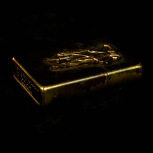 Zippo La Mã 1994 – Đồng Nguyên Khối – Marlboro Rodeo Country Store – Cũ 3