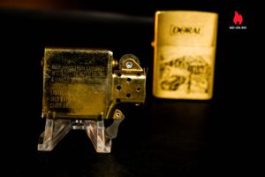 Zippo La Mã 1996 – Đồng Nguyên Khối - Doral Tobaccoville 10