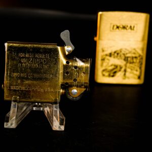 Zippo La Mã 1996 – Đồng Nguyên Khối - Doral Tobaccoville 9