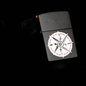 Zippo La Mã 1997 Marlboro Black Matte Compass 6