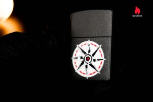 Zippo La Mã 1998 Marlboro Black Matte Compass - Mộc Lồi 11