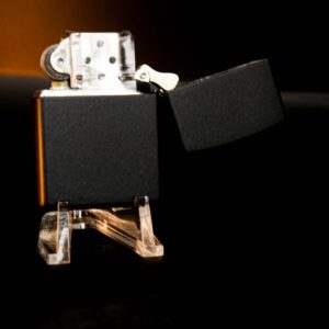 Zippo La Mã 1998 Marlboro Black Matte Compass - Mộc Lồi 2