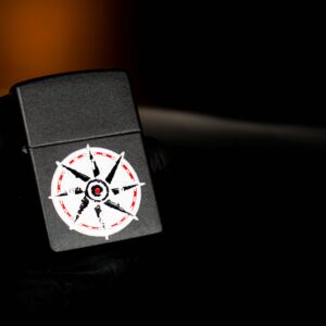 Zippo La Mã 1998 Marlboro Black Matte Compass - Mộc Lồi 4