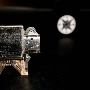 Zippo La Mã 1998 Marlboro Black Matte Compass - Mộc Lồi 9