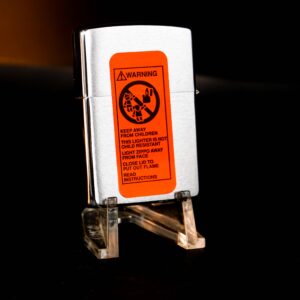 Zippo La Mã 1999 – Road-Sign Australia Series – Beware of Owner 1
