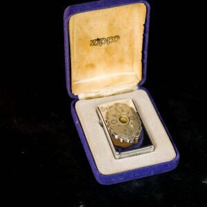 Zippo Slim La Mã 1999 – Indian Cherokee – High Polish Chrome 1