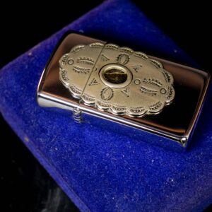 Zippo Slim La Mã 1999 – Indian Cherokee – High Polish Chrome 5