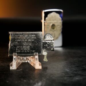 Zippo Slim La Mã 1999 – Indian Cherokee – High Polish Chrome 9