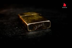 Zippo Slim Xưa 1960 – Sterling Silver – Bạc Nguyên Khối – Milt 10