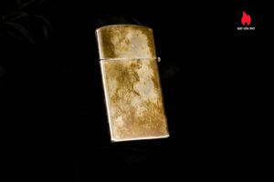 Zippo Slim Xưa 1960 – Sterling Silver – Bạc Nguyên Khối – Milt 13