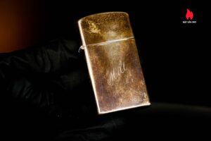 Zippo Slim Xưa 1960 – Sterling Silver – Bạc Nguyên Khối – Milt 17