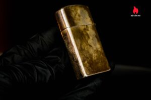 Zippo Slim Xưa 1960 – Sterling Silver – Bạc Nguyên Khối – Milt 20