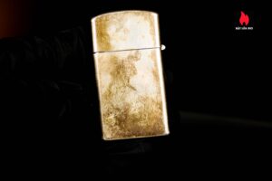 Zippo Slim Xưa 1960 – Sterling Silver – Bạc Nguyên Khối – Milt 21
