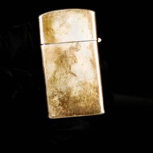 Zippo Slim Xưa 1960 – Sterling Silver – Bạc Nguyên Khối – Milt 21