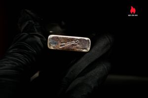 Zippo Slim Xưa 1960 – Sterling Silver – Bạc Nguyên Khối – Milt 22