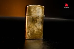 Zippo Slim Xưa 1960 – Sterling Silver – Bạc Nguyên Khối – Milt 8