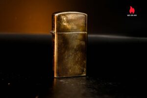 Zippo Slim Xưa 1960 – Sterling Silver – Bạc Nguyên Khối – Milt 9