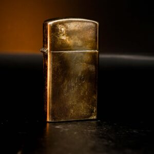 Zippo Slim Xưa 1960 – Sterling Silver – Bạc Nguyên Khối – Milt 9
