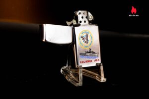 Zippo Slim Xưa 1971 – Cũ – Uss Denver LPD-9 1