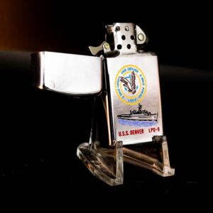Zippo Slim Xưa 1971 – Cũ – Uss Denver LPD-9 1