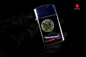 Zippo Slim Xưa 1971 – Cũ – Uss Denver LPD-9 11