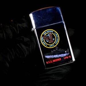 Zippo Slim Xưa 1971 – Cũ – Uss Denver LPD-9 11