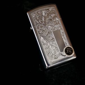 Zippo Slim Xưa 1976 – Venetian – Hoa Văn Ý 10