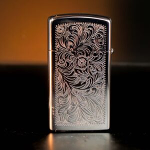 Zippo Slim Xưa 1976 – Venetian – Hoa Văn Ý 14