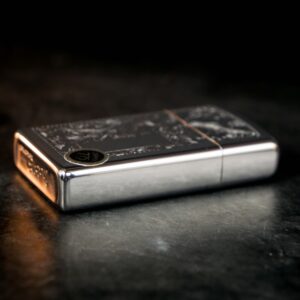 Zippo Slim Xưa 1976 – Venetian – Hoa Văn Ý 6