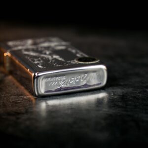 Zippo Slim Xưa 1976 – Venetian – Hoa Văn Ý 8