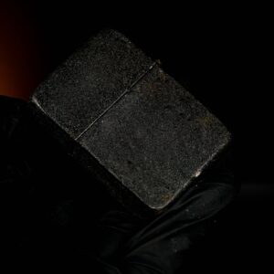 Zippo Xưa 1943 – 1945 – World War II – Black Crackle – Bản Lề 3 Chấu 23