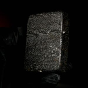 Zippo Xưa 1943 – 1945 – World War II – Black Crackle – Bản Lề 3 Chấu 6