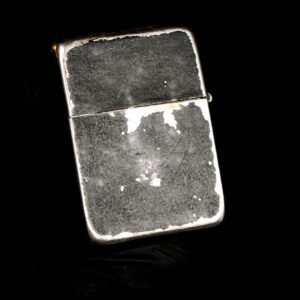 Zippo Xưa 1943 – 1945 – World War II – Black Crackle – Bản Lề 3 Chấu – Cũ 14