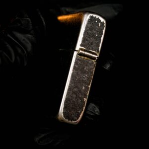 Zippo Xưa 1943 – 1945 – World War II – Black Crackle – Bản Lề 3 Chấu – Cũ 6