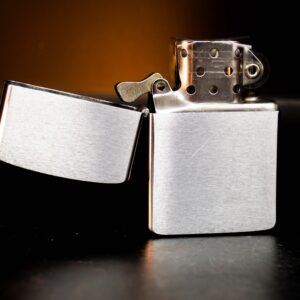 Zippo Xưa 1958 – Cũ – Brushed Chrome – Trơn 2 Mặt – Plain 7