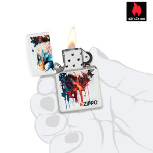 Zippo 46692 - Zippo Painted Eagle White Matte 2