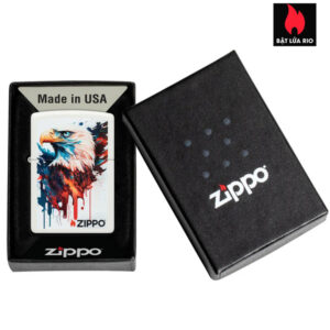 Zippo 46692 - Zippo Painted Eagle White Matte 3
