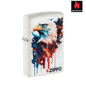 Zippo 46692 - Zippo Painted Eagle White Matte