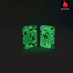 Zippo 48779 - Zippo Abstract Zippo 540 Color Glow In The Dark 1