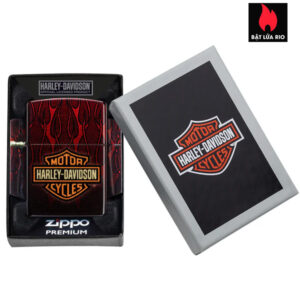 Zippo 48994 - Zippo Harley-Davidson® Flames 540 Fusion Tumbled Brass 3