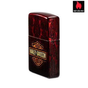Zippo 48994 - Zippo Harley-Davidson® Flames 540 Fusion Tumbled Brass 4