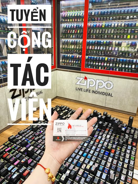 TUYỂN CỘNG TÁC VIÊN BÁN ZIPPO