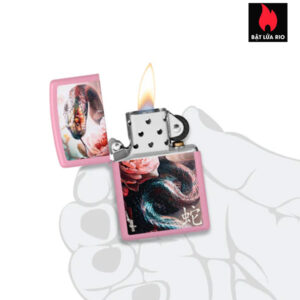 Zippo 46685 - Zippo Mazzi® Lotus Snake Pink Matte 3