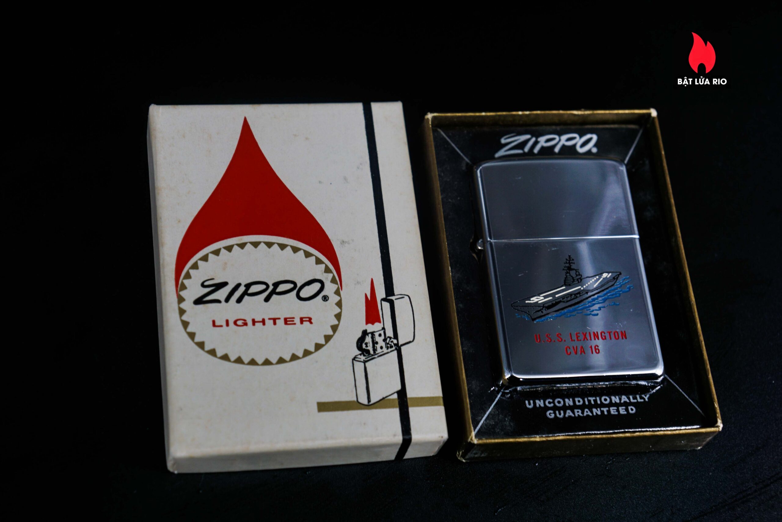 Zippo Xưa 1961 – USS Lexington CVA-16 1