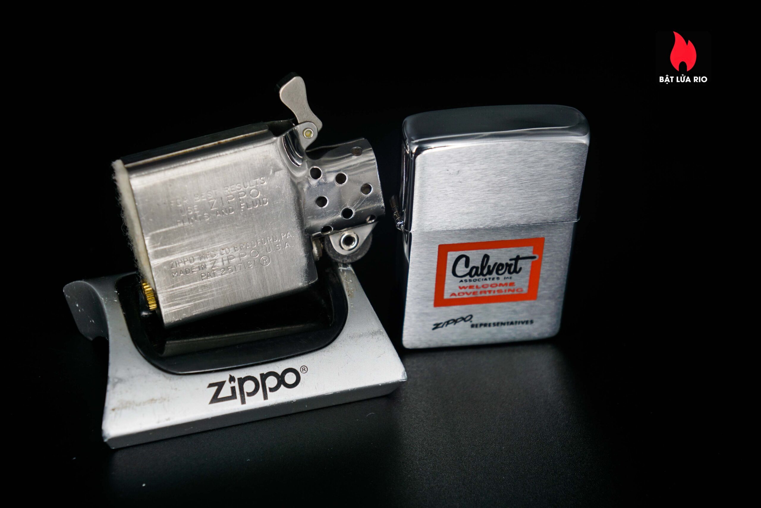 Zippo Xưa 1963 – Salesman Zippo – Calvert Associates Welcome Advertising 14