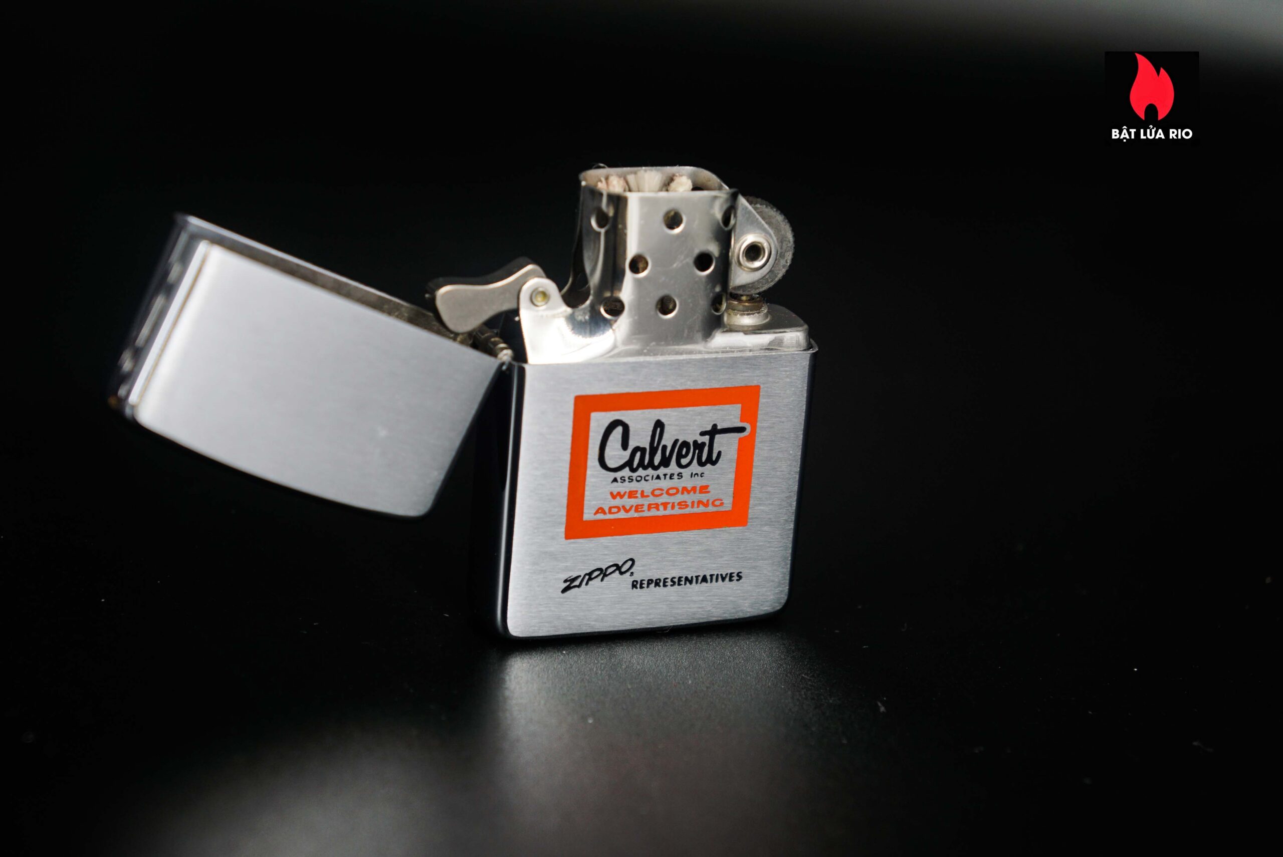 Zippo Xưa 1963 – Salesman Zippo – Calvert Associates Welcome Advertising 15