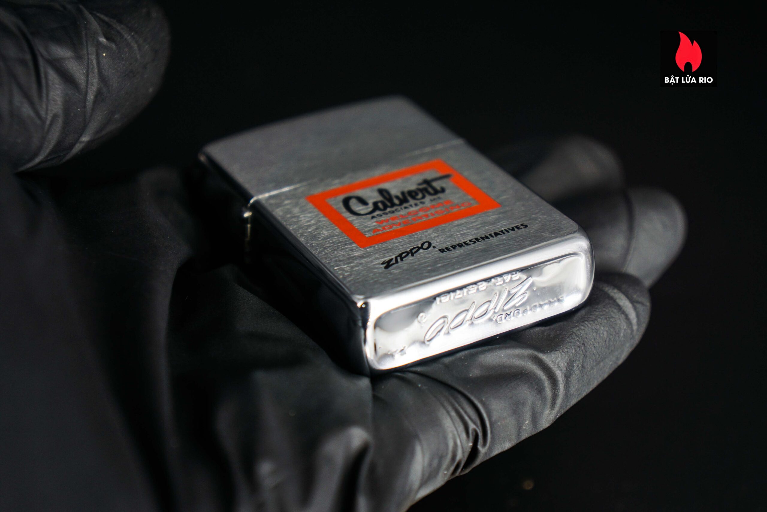 Zippo Xưa 1963 – Salesman Zippo – Calvert Associates Welcome Advertising 16