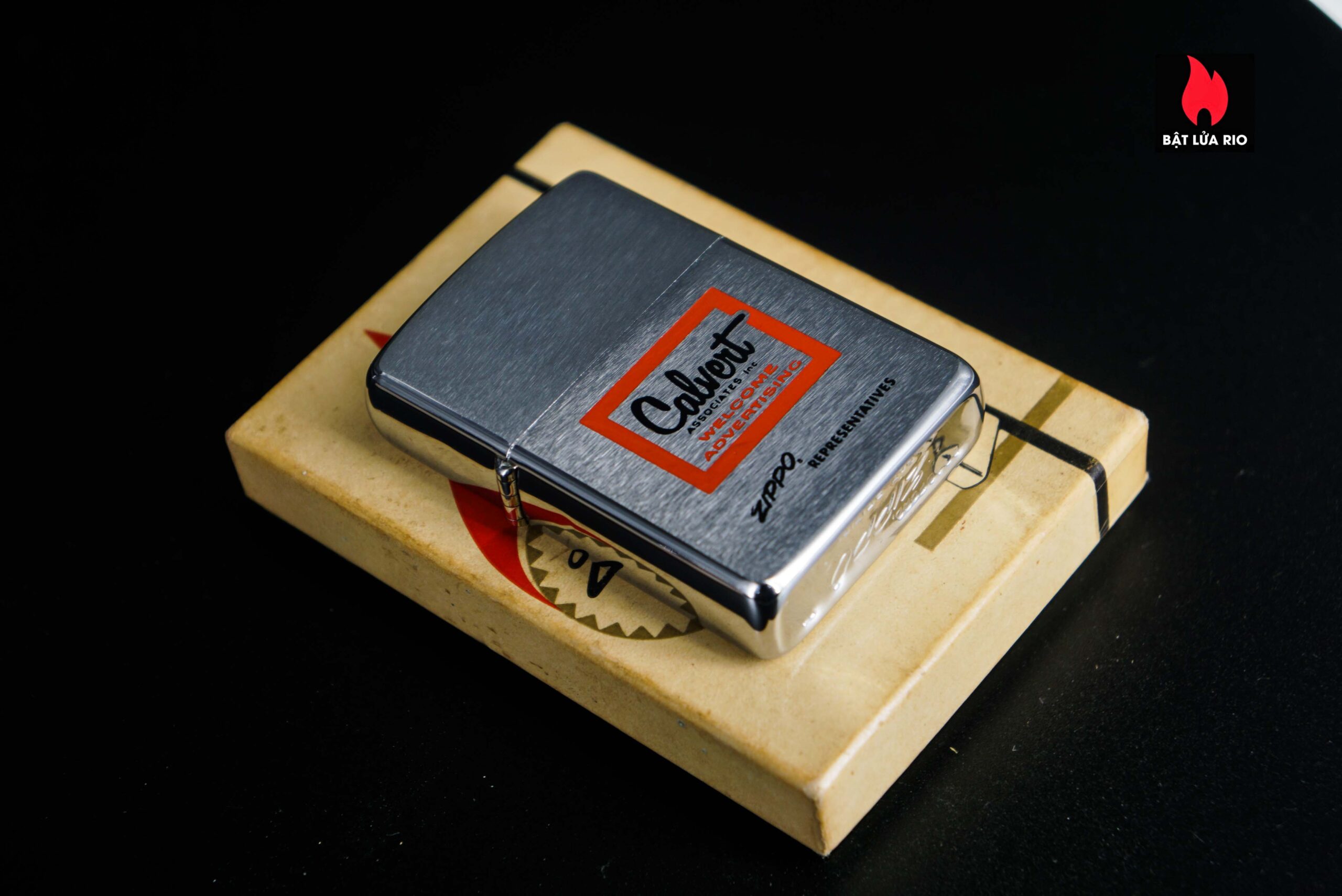 Zippo Xưa 1963 – Salesman Zippo – Calvert Associates Welcome Advertising 17