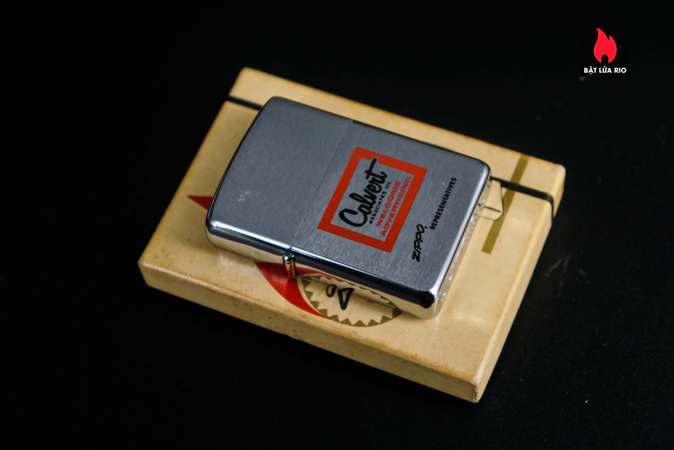 Zippo Xưa 1963 – Salesman Zippo – Calvert Associates Welcome Advertising 5